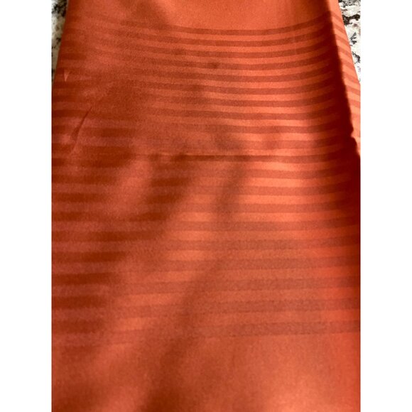 Womens Rectangle Scarf Brown Solid Stripe Lightweight Head Neck Wrap Satin - Picture 4 of 6